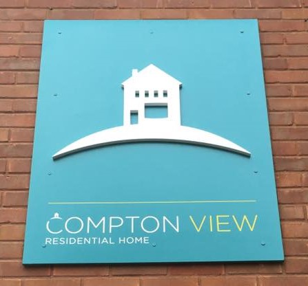 Compton View Residential Home sign
